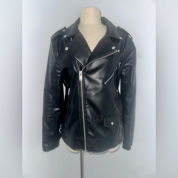 Zara Other - Zara:  Black Faux Leather Jacket